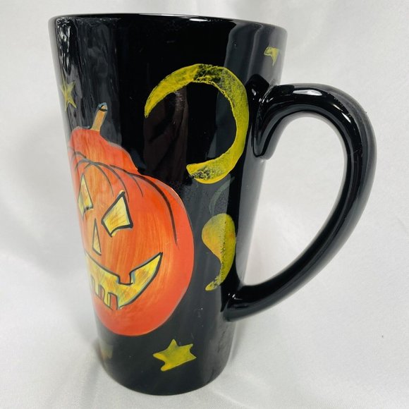 Certified International Halloween Jack-o-Lantern Coffee Mug Susan Winget 16 Oz - Picture 4 of 10